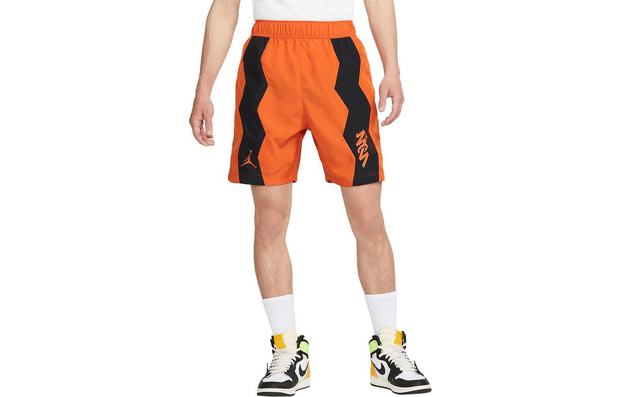 Брюки Nike AS M J ZION DF PERF WVN Short CAMPFIRE Orange — фото 2