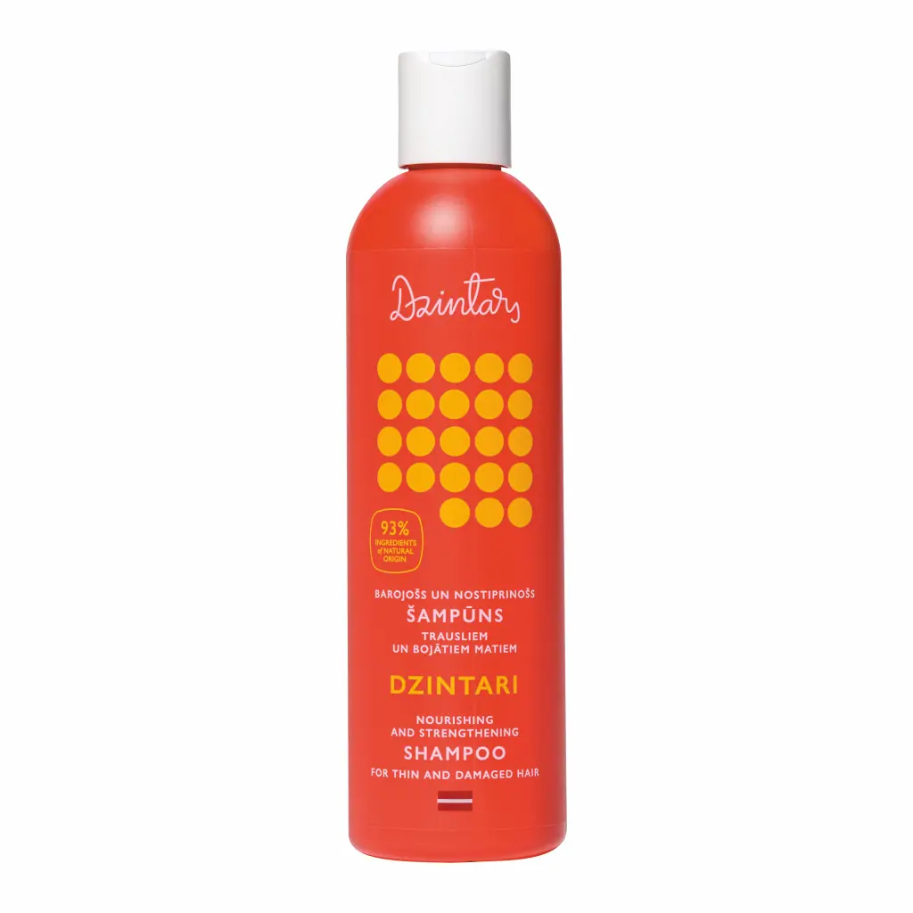 

Питательный и укрепляющий шампунь для волос nourishing and strengthening shampoo for thin and damaged hair dzintari Dzintars, 300 мл
