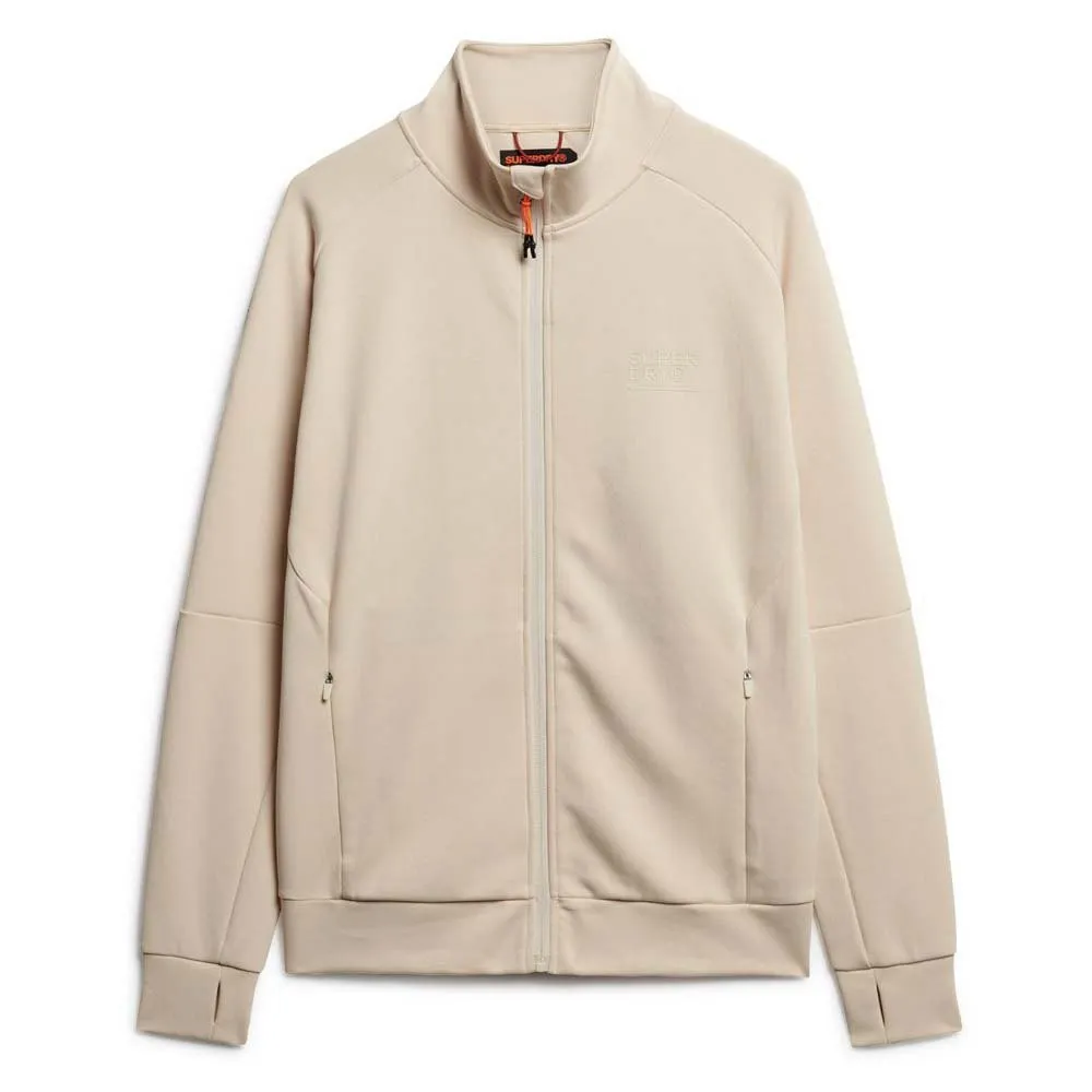 

Толстовка Superdry Tech full zip, бежевый