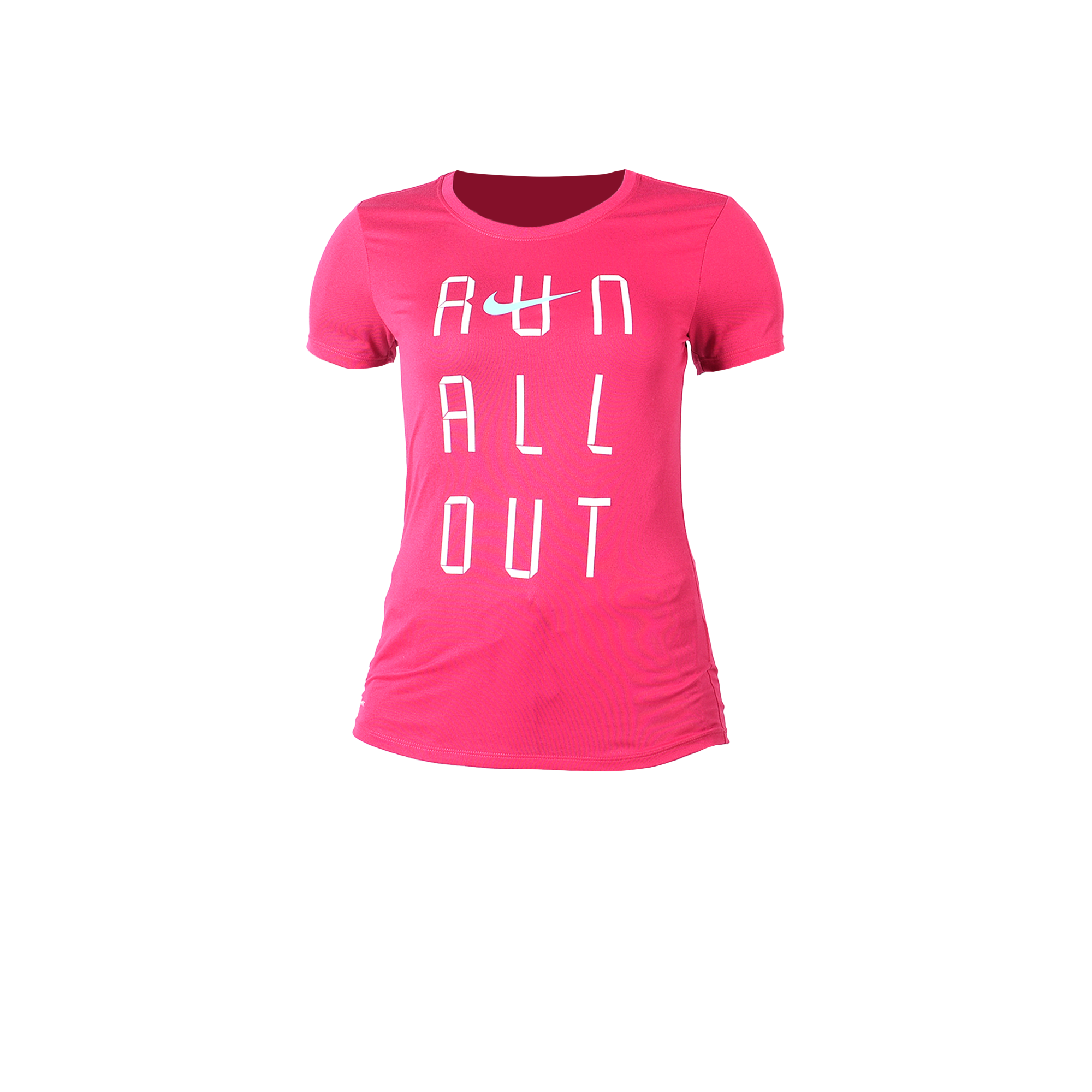 Nike Футболка Women's Pink Purple Crew Neck Moderate
