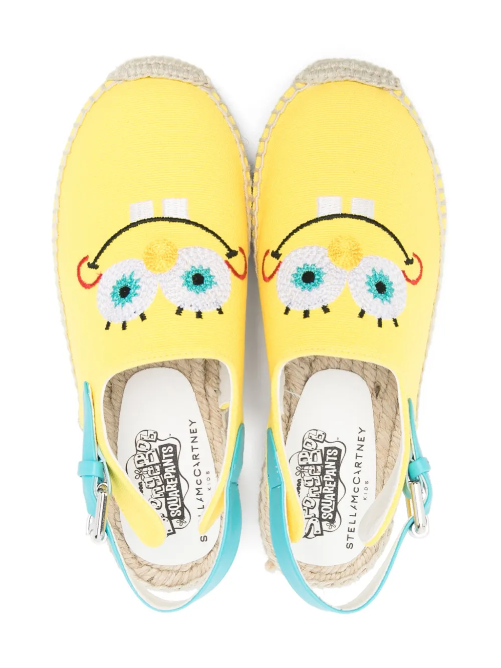 Эспадрильи с ремешком на пятке из коллаборации с Spongebob Stella McCartney Kids, желтый — фото 3