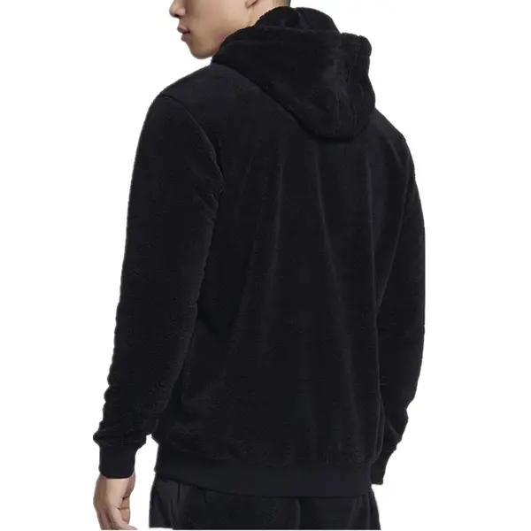 Толстовка Air Jordan Wings Of Flight Hoodie 'Black Red', черный — фото 4