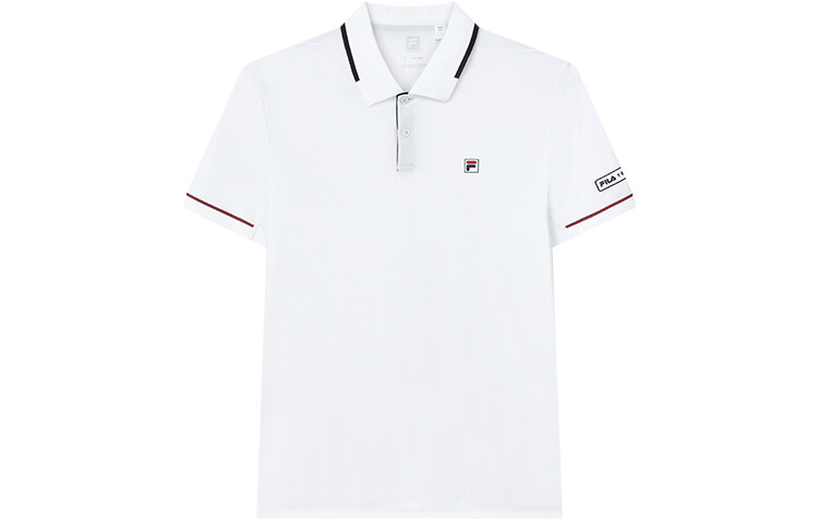 

Спортивная рубашка поло мужская белая Fila, цвет Jade White