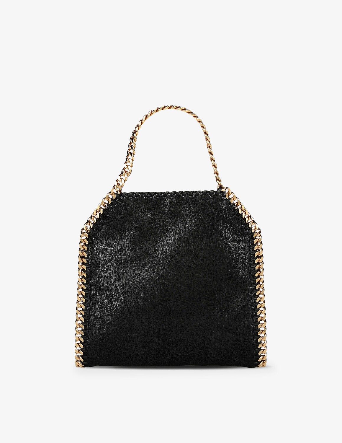 

Миниатюрная большая сумка Falabella Stella McCartney, черный