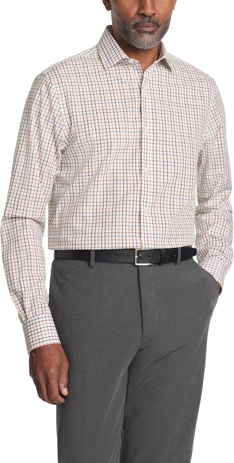 

Мужская классическая рубашка Tommy Hilfiger, стандартный крой, базовые вещи, Burgundy Multi