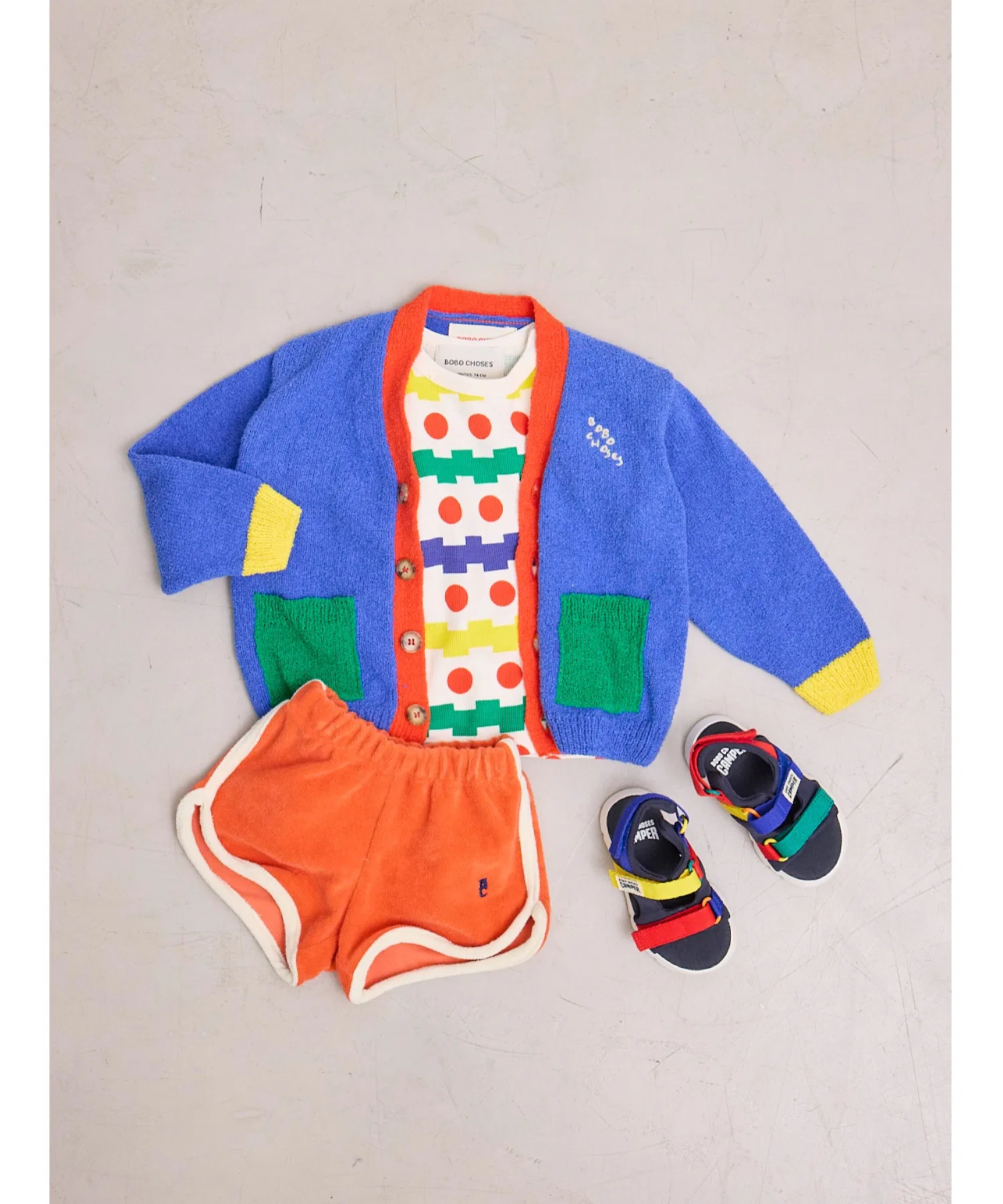 Детские ботинки Bobo Choses x Camper ORUGA разноцветные — фото 3
