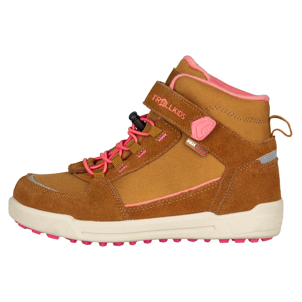 

Походные ботинки Trollkids Gryllefjord Mid Cut, коричневый